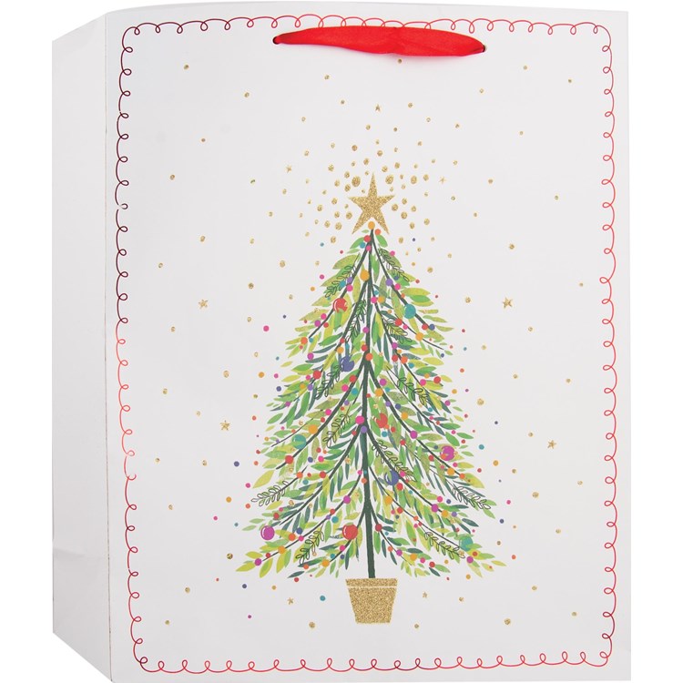 Christmas Tree Magic Tote Bag-Large