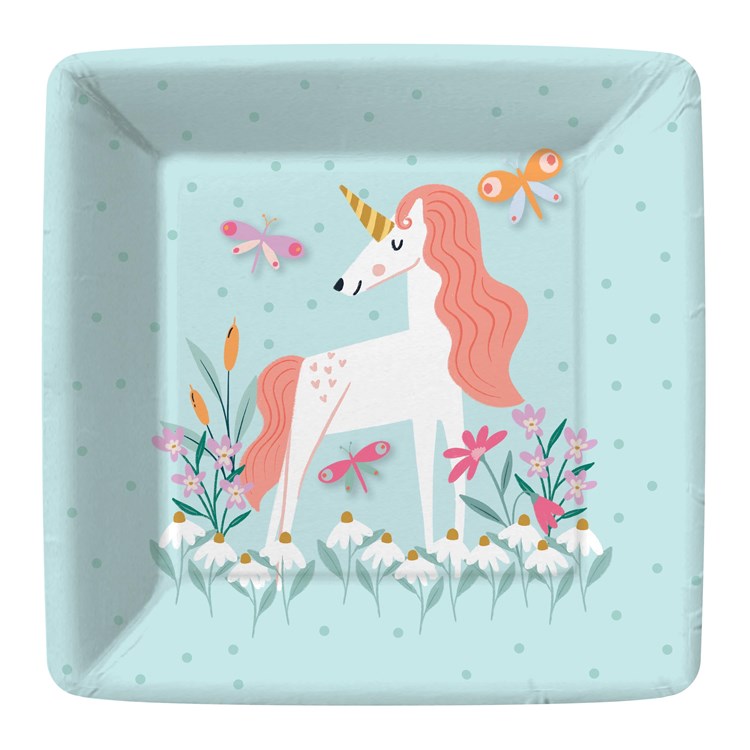 Enchanted Garden Plate-Dessert-Square